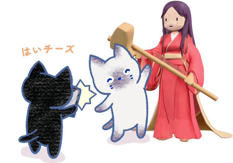 ひめっこと仲間たちのキャラクターイラスト